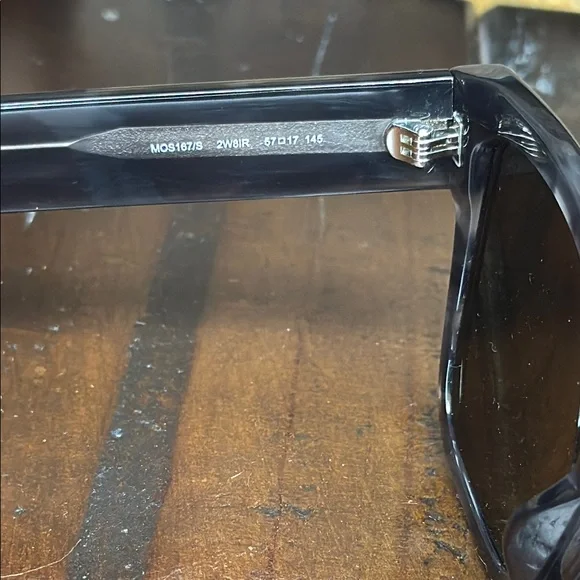 Moschino Black and Yellow Sunglasses